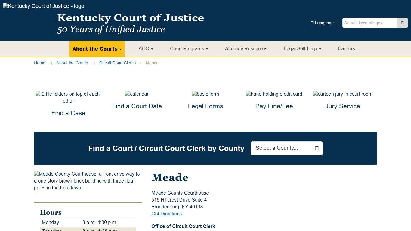 Meade - Kentucky Court of Justice