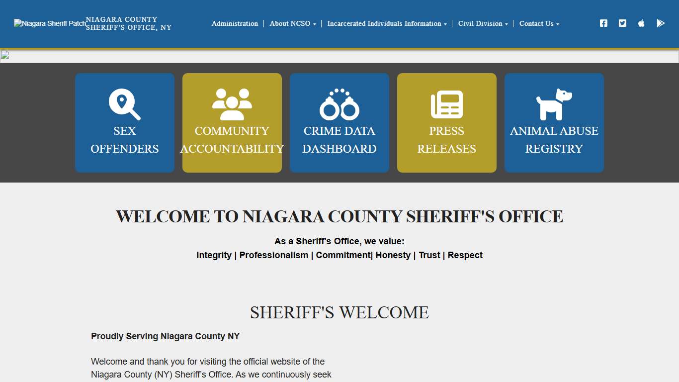 Niagara County Sheriff, NY