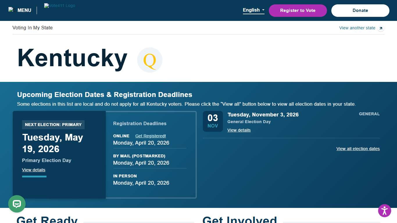 Kentucky Voting Information